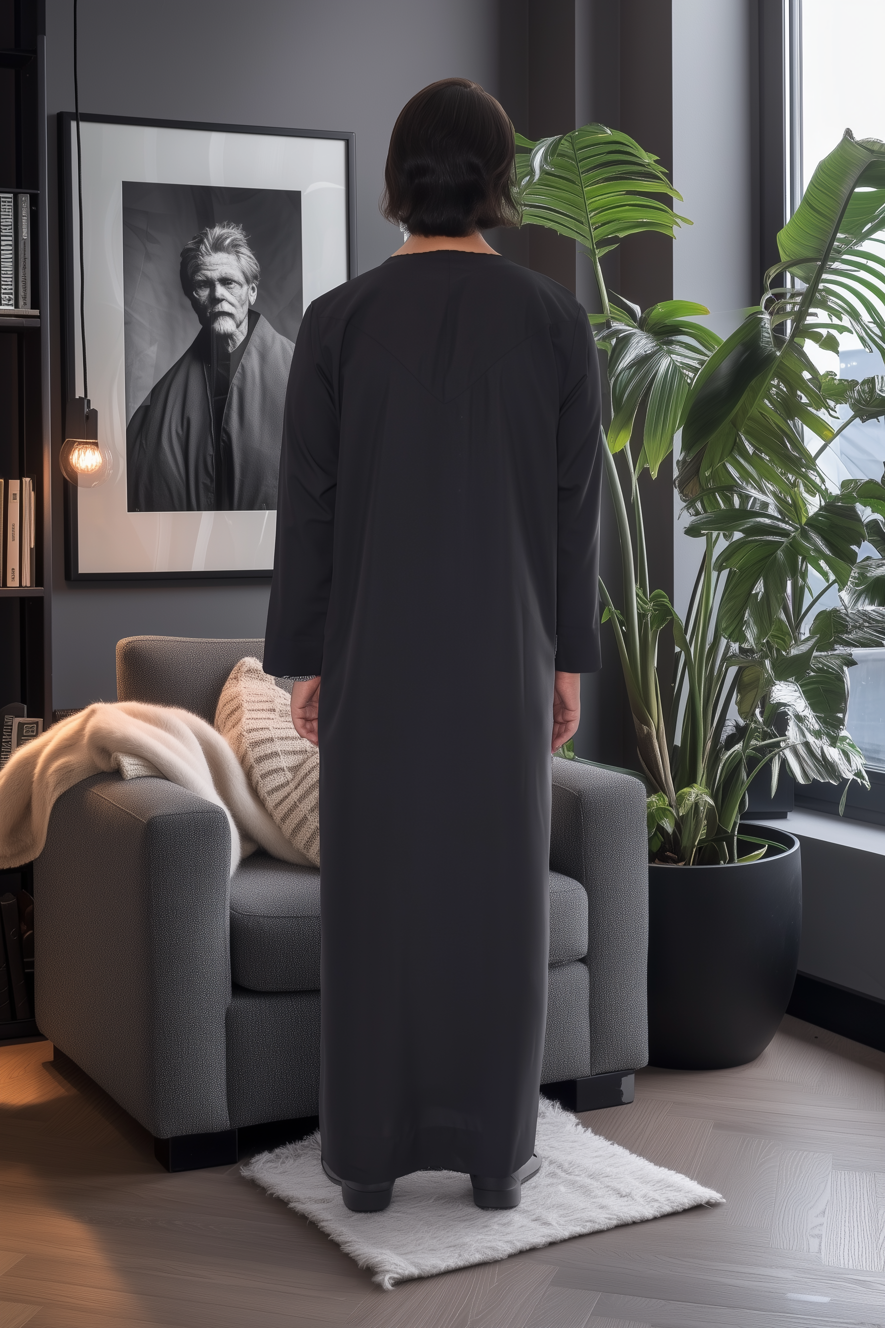 MTJ MIDNIGHT BLACK EMIRATI THOBE
