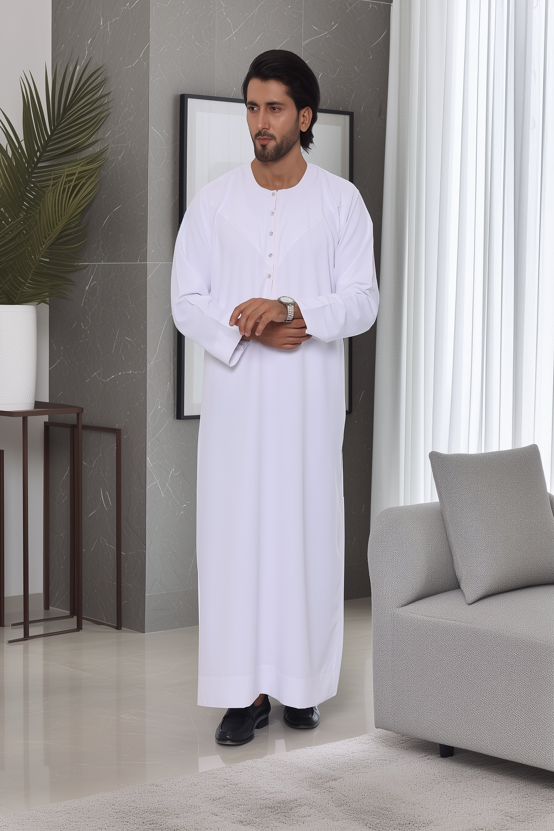 MTJ WHITE EMIRATI THOBE